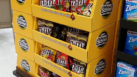 M&M's Walmart 'Save 4 School' Pallet