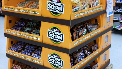 Mars Walmart 'Save 4 School' Pallet