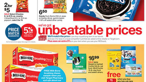 Target 'Free Milk-Bone' Feature