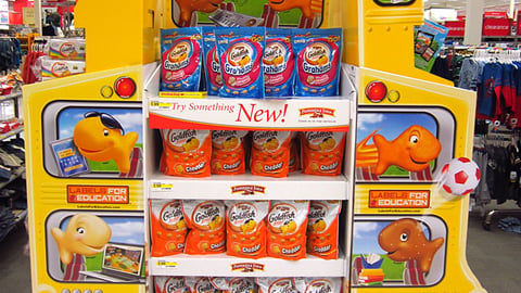 Pepperidge Farm Goldfish 'Labels for Education' Floorstands