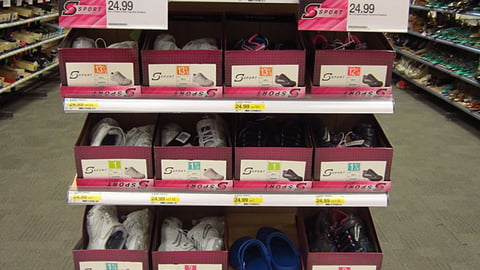 Target S-Sport Girls' Footwear Endcap
