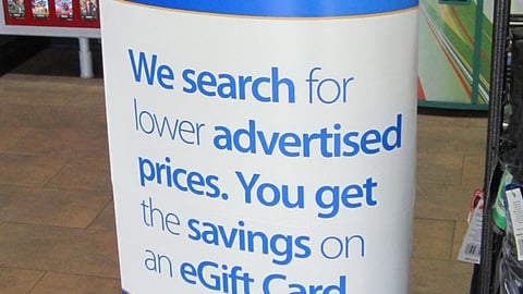 Walmart 'Savings Catcher' Standee