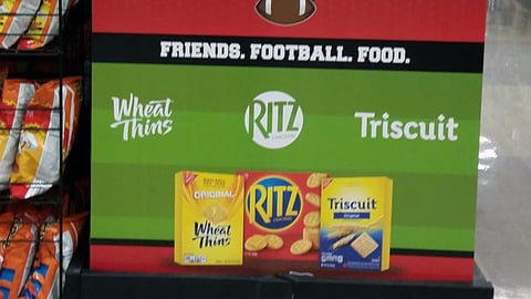 Mondelez International Kroger 'Game Day Greats' Pallet Display