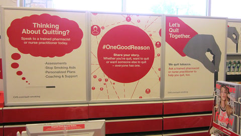 CVS 'Let's Quit Together' Framed Signs