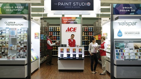 Ace Hardware 'Paint Studio' Department