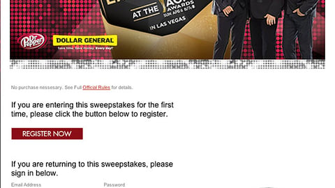 Dollar General Dr Pepper 'ACM Awards' Home Page