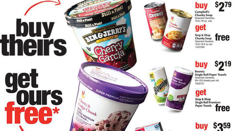 Stop & Shop 'Buy Theirs Get Ours Free' Feature