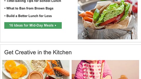 Whole Foods Back-to-School Email Ad