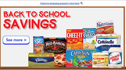 Family Dollar 'Back to School Savings' Email