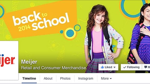 Meijer Back to School Facebook Cover