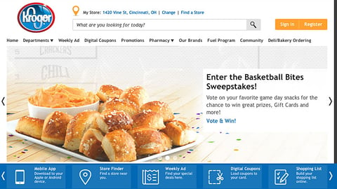Kroger 'Basketball Bites' Carousel Ad