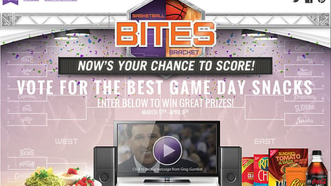 Kroger 'Basketball Bites' Landing Page
