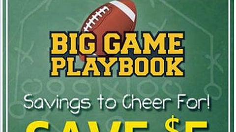 BJ's 'Big Game Playbook' Facebook Update