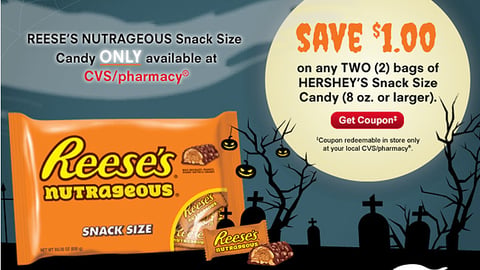 CVS Reese's NutRageous Landing Page