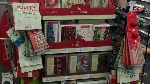CVS Hallmark Holiday Endcap