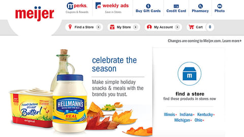 Meijer Unilever 'Celebrate the Season' Manufacturer Showcase