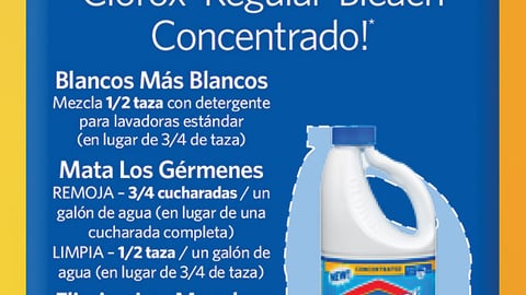 Clorox Concentrated Bleach Neck Hanger