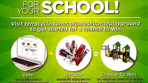 Colgate ShopRite 'Win a Playground' Take-One