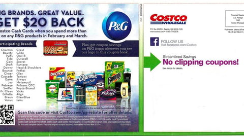 Costco P&G Member Mailer Cover