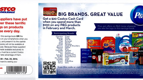 Costco P&G Member Mailer Ad
