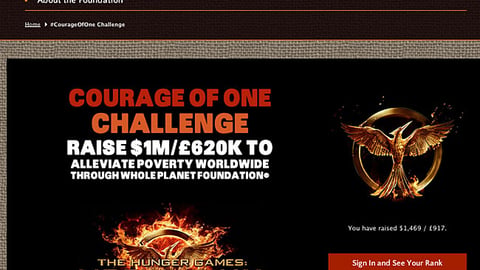 Whole Foods 'Courage of One' Landing Page