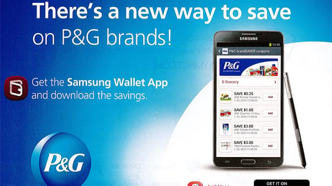 P&G 'Samsung Wallet' FSI