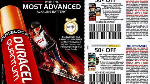Duracell 'Powering Olympic Dreams' FSI