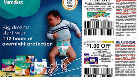 Pampers 'Big Dreams' FSI