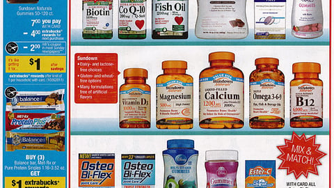 CVS Vitamin BOGO Feature