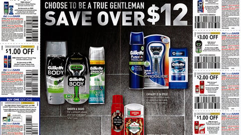 Gillette Old Spice 'True Gentleman' FSI
