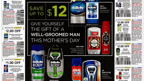 P&G 'Gift of a Well-Groomed Man' FSI