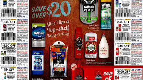 P&G 'Top-Shelf Father's Day' FSI
