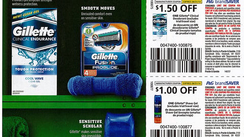 Gillette 'College Necessities' FSI