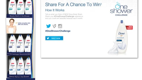 Dove 'One Shower Challenge' Program