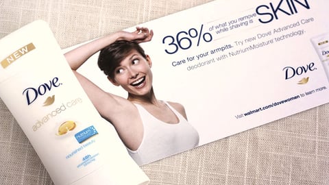 Dove Advanced Care Walmart Collateral
