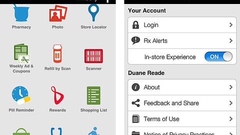 Duane Reade Mobile Application