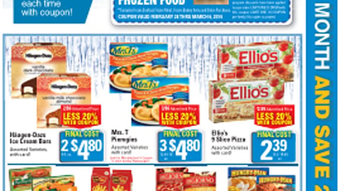 A&P 'Frozen Food Month' Feature