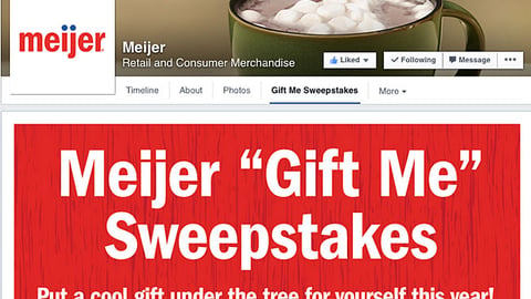 Meijer 'Gift Me' Facebook Page