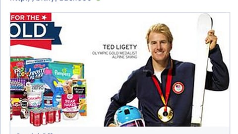 Hannaford 'Go for the Gold' Facebook Update