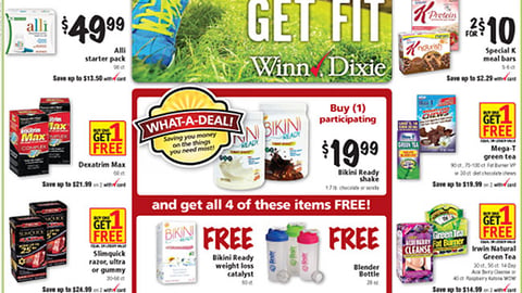 Winn-Dixie 'Healthy Resolutions' Front Page