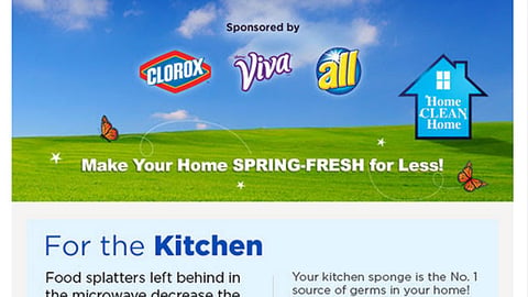 Dollar General 'Home Clean Home' Email