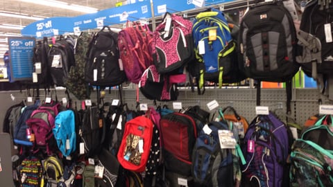 Staples Backpack Merchandising