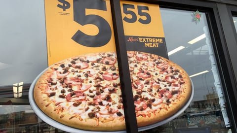 7-Eleven 'Extreme Meat' Pizza Window Cling