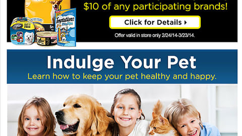 Dollar General Mars 'Indulge Your Pet' Email