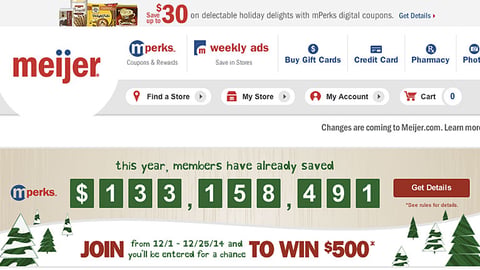 Meijer 'Join to Win' Banner Ad