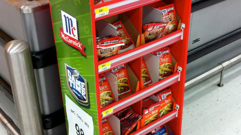McCormick Walmart 'Game Time' Quarter-Pallet