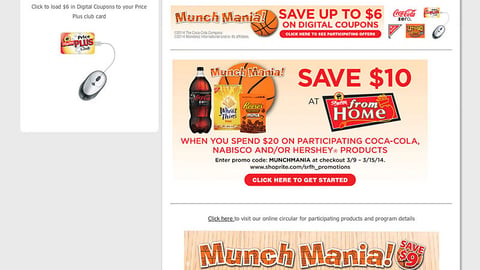 ShopRite 'Munch Mania' Mobile Landing Page