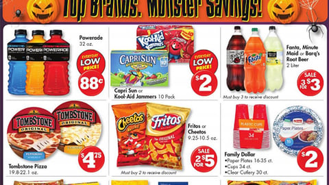 Family Dollar 'Monster Savings' Feature
