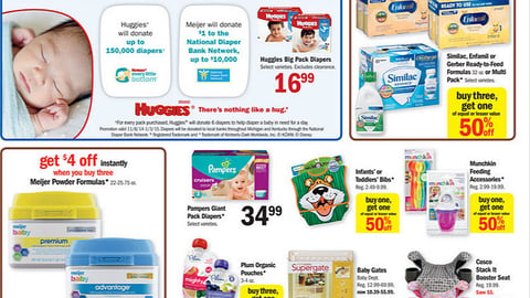Meijer Huggies National Diaper Bank Feature