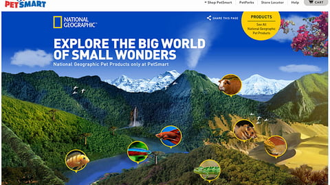 PetSmart National Geographic Landing Page